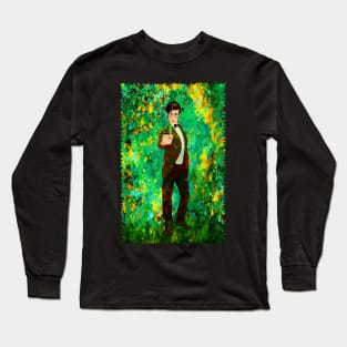 11th Doctor Abstract art Long Sleeve T-Shirt